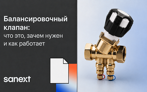 Балансировочный клапан: что это, зачем нужен и как работает